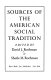 Sources of the American social tradition /