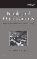 People and organizations : explorations of human-centered design /