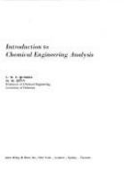 Introduction to chemical engineering analysis