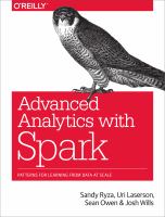 Advanced analytics with Spark /