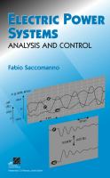 Electric power systems : analysis and control /