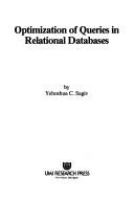 Optimization of queries in relational databases /