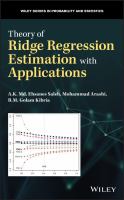 Theory of ridge regression estimation with applications /