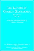The letters of George Santayana.