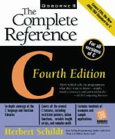 C, the complete reference