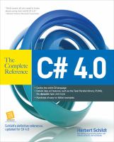 C# 4.0 the complete reference /