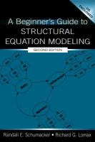 A beginner's guide to structural equation modeling /
