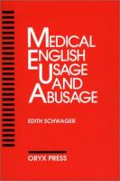 Medical English usage and abusage /
