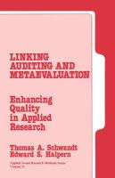 Linking auditing and metaevaluation : enhancing quality in applied research /