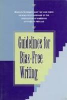Guidelines for bias-free writing /