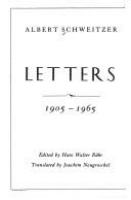 Letters, 1905-1965 /