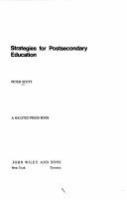 Strategies for postsecondary education /