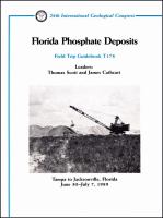 Florida phosphate deposits : Tampa to Jacksonville, Florida, June 30-July 7, 1989 /