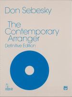 The contemporary arranger /