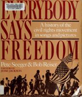Everybody says freedom /