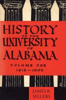 History of the University of Alabama.
