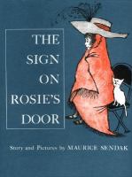 The sign on Rosie's door;