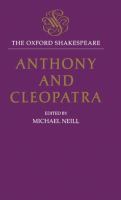 The tragedy of Anthony and Cleopatra /