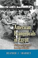American evangelicals in Egypt : missionary encounters in an age of empire /