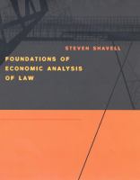Foundations of economic analysis of law /