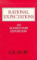 Rational expectations : an elementary exposition /