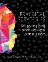 Practical Strategies for Supporting Young Learners with Autism Spectrum Disorder.