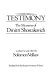 Testimony : the memoirs of Dmitri Shostakovich /