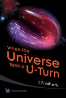 When the universe took a u-turn /
