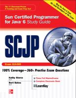 SCJP Sun certified programmer for Java 6 study guide : exam (310-065) /