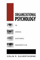 Organizational psychology in cross-cultural perspective /