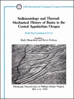 Sedimentology and thermal-mechanical history of basins in the central Appalachian orogen : Pittsburgh, Pennsylvania to Wallops Island, Virginia, July 1-8, 1989 /