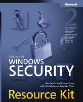 Microsoft windows security resource kit /