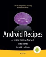 Android recipes : a problem-solution approach /
