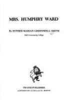 Mrs. Humphry Ward /