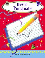 How to punctuate,