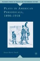 Plays in American periodicals, 1890-1918 /