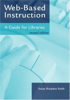 Web-based instruction : a guide for libraries /