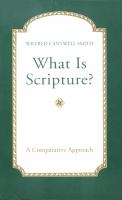 What is scripture? : a comparative approach /