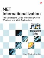 .NET internationalization : the developer's guide to building global Windows and Web applications /