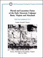 Fluvial and lacustrine facies of the early Mesozoic Culpeper Basin, Virginia and Maryland : Seneca, Maryland to Stevensburg, Virginia /