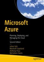Microsoft Azure : planning, deploying, and managing the cloud /