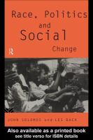 Race, politics, and social change /