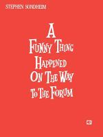 A funny thing happened on the way to the forum /