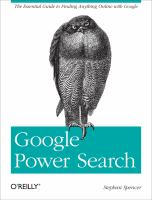 Google power search /