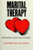 Marital therapy : integrating theory and technique /