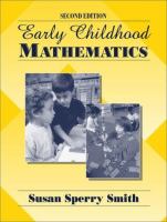 Early childhood mathematics /