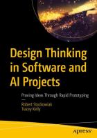Design thinking in software and AI projects : proving ideas through rapid prototyping /