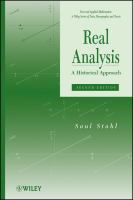 Real analysis a historical approach /
