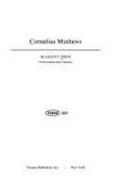 Cornelius Mathews,