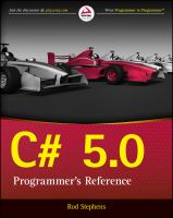 Programmer's reference C# 5.0 /